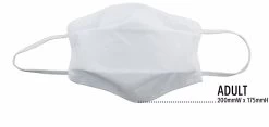 TIGERPLAST Fabric Face Mask Washable Reusable Mask Protect Anti-Microbial Mouth Cover - White 10 TIGERPLAST Fabric Face Mask Washable Reusable Mask Protect Anti-Microbial Mouth Cover - White -Beauty Products Store 04d401cc36e2481f41e4e0a400f1b5e5