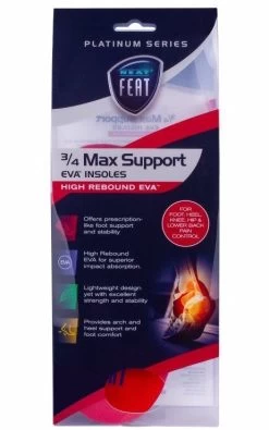 Neat Feat Orthotics Maximum Foot Support - Large