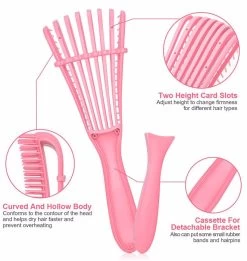 Catzon Easier Wide Tooth Comb Detangling Brush For Black Hair-Pink -Beauty Products Store 0bcddc3e9cf1696a89286d0e35f46ab1
