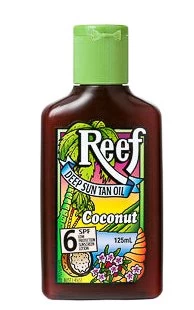 Reef Dark Sun Tan Oil SPF 6- Coconut - 125mL