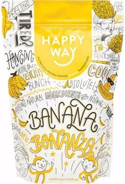 Happy Way Whey Protein Powder Banana 500g