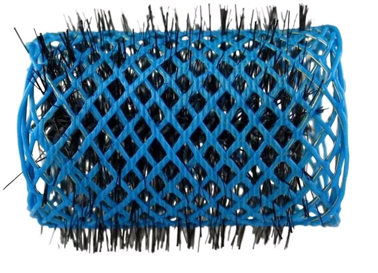 Swiss Rollers Brush Coral - Blue 42mm - 4pcs 1 Swiss Rollers Brush Coral - Blue 42mm - 4pcs