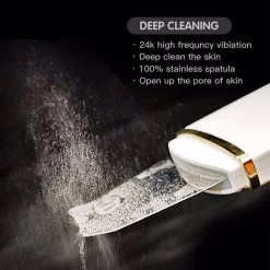 Beakey Ultrasonic Skin Spatula Facial Cleaner With 2 Silicone Covers-Green -Beauty Products Store 23da69632e4a1af61e5fcf7bac20a87b