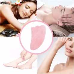 Jade Roller & Natural Gua Sha Facial Beauty Roller Skin Care Tools-Pink 9 Jade Roller & Natural Gua Sha Facial Beauty Roller Skin Care Tools-Pink -Beauty Products Store 263735529b1234258ea440bc32783602