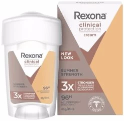 Rexona For Women Clinical Protection Antiperspirant Deodorant Summer Strength 45ml