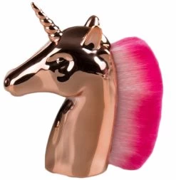 Beakey Travel Makeup Brush Tool Foundation Makeup Brush-RoseRed