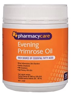 Pharmacy Care Evening Primrose Oil 1000Mg 200 Capsules