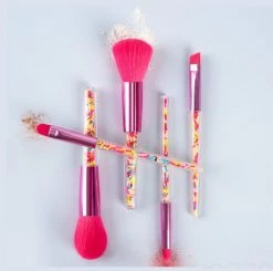 Beakey 5Pcs Makeup Brush Set Eyeshadow Blush Makeup Beauty Tool-Pink -Beauty Products Store 38707d3432abe8161b9c8a2b71b05c53