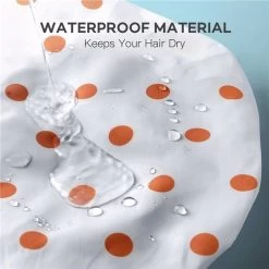 Luxury Waterproof Shower Cap For Women Reusable Shower Cap For Long Hair-Little Bit -Beauty Products Store 3a329f3202421b77d321f3834cf94fd8