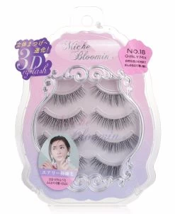 Miche Bloomin' 3D Eyelash - # 18 Girly Mix 4pairs Make Up