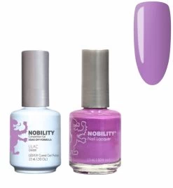 Lechat Nobility NBCS074 Lilac - Gel & Nail Lacquer Duo 15ml - Purples