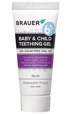 Brauer Baby & Child Teething Gel (0-6 Moths+) Gel 20g Skincare