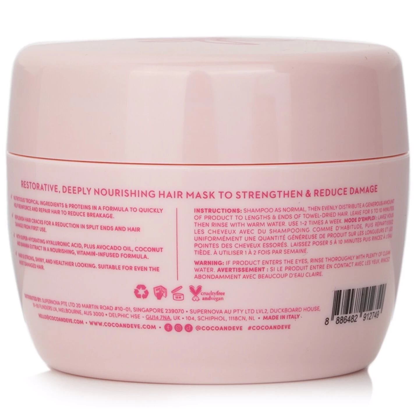 Coco & Eve Sweet Repair Repairing & Restoring Hair Mask 212ml/7.17oz Hair Care 3 Coco & Eve Sweet Repair Repairing & Restoring Hair Mask 212ml/7.17oz Hair Care - Image 3