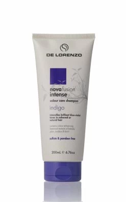 De Lorenzo Novafusion Colour Care Shampoo - Intense Indigo / 200ml