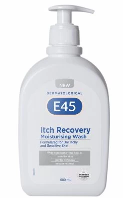 E45 Itch Recovery Moisturising Body Wash 500ml