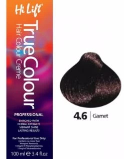 Hi Lift True Colour Permanent Hair Color Cream 4.6 Garnet 100ml - 4.6 Garnet