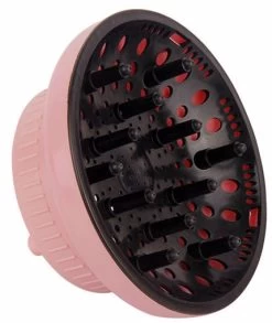 Catzon Professional Universal Hair Diffuser Attachment For Blow Dryers For Curly Hair-Pink