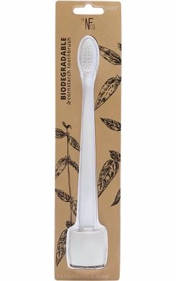NFCO. Bio Toothbrush & Stand Soft Ivory Desert X8