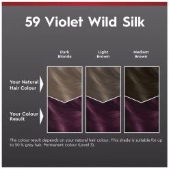 Schwarzkopf Brilliance 59 Violet Wild Silk -Beauty Products Store 60cf8faae39b93a18bc6ca7425d1b535