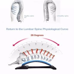 Catzon Lumbar Massager Magnetotherapy For Sciatica Back Stretching Equipment-Purple -Beauty Products Store 67e0398dd3f7a8f9ca91082093626713 1