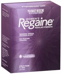 Regaine Women's Regular Strength Hair Regrowth Treatment 3 X 60mL