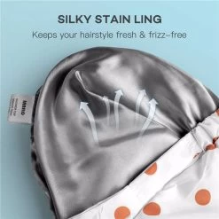 Luxury Waterproof Shower Cap For Women Reusable Shower Cap For Long Hair-Little Bit -Beauty Products Store 6d7daa465e61d763eeaa5bf069a3fcc0