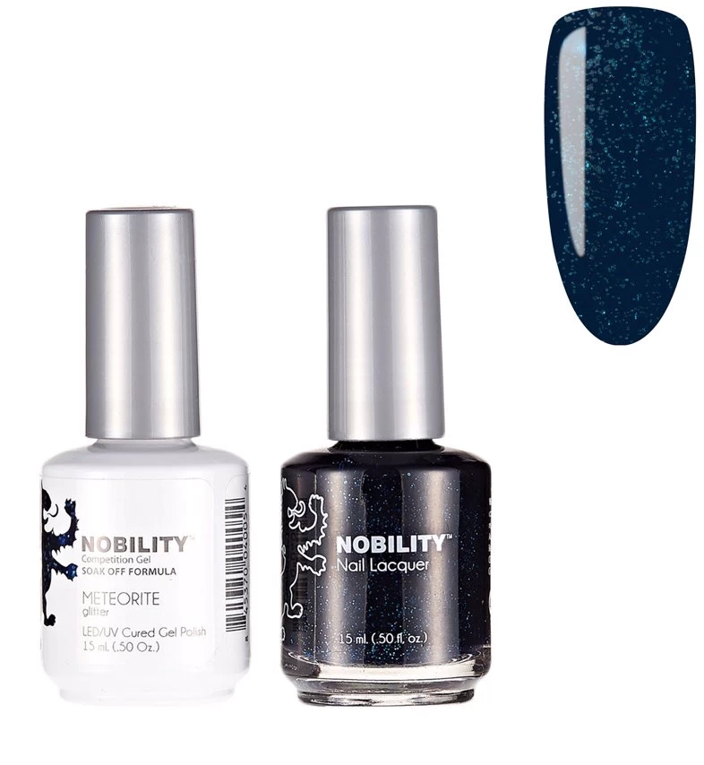 Lechat Nobility NBCS187 Meteorite - Gel & Nail Lacquer Duo 15ml - Blues 1 Lechat Nobility NBCS187 Meteorite - Gel & Nail Lacquer Duo 15ml - Blues