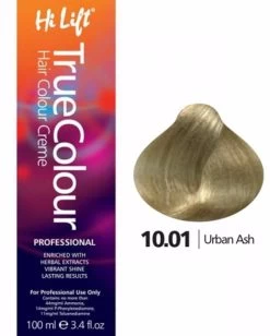 Hi Lift True Colour Permanent Hair Color Cream 10.01 Urban Ash 100ml - 10.01 Urban Ash