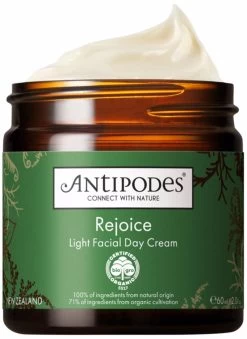 Αντίποδες Antipodes Organic Rejoice Light Facial Day Cream 60ml