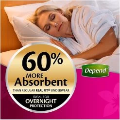 Depend Women Real Fit Underwear Super Extra Large 8 Pack -Beauty Products Store 82d591699a505d065abb5f20d0bd35a3