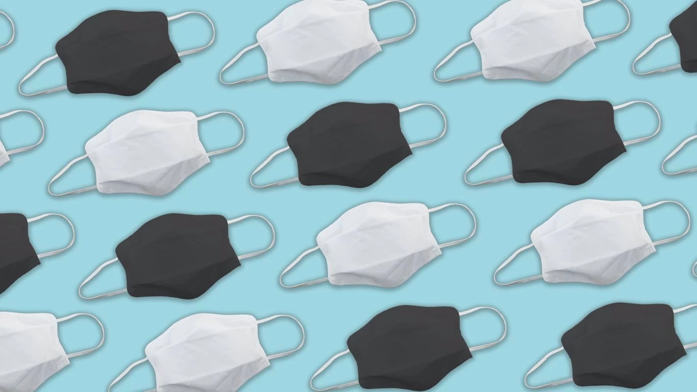 TIGERPLAST Fabric Face Mask Washable Reusable Mask Protect Anti-Microbial Mouth Cover - White 6 TIGERPLAST Fabric Face Mask Washable Reusable Mask Protect Anti-Microbial Mouth Cover - White - Image 6