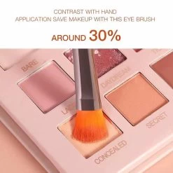 Beakey 20Pcs Makeup Brush Set Fluorescence SeriesEye Shadow Brush-Orange -Beauty Products Store 89dc9aa6235b044ded67667d6b8bda18 3
