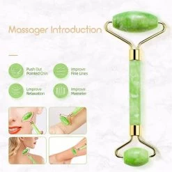 Catzon Roller Gua Sha Massage Tool Roller Massager Muscle Relaxing Relieve-Green -Beauty Products Store 89fc2fc985bf95c43ee4d3689c290f87