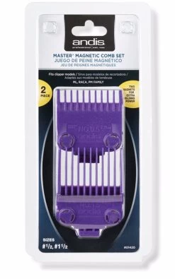 Andis Master Magnetic Attachment Comb Set Clipper 01420 (#0.5, #1.5) 2pcs