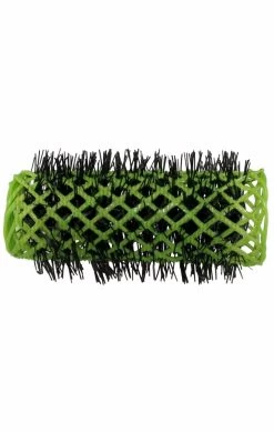 Swiss Rollers Brush Coral - Green 25mm - 6pcs