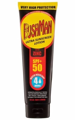 Bushman SPF 50- Ultra Zinc Sunscreen Lotion 125ml