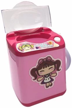 Beakey Mini Electric Makeup Brush Cleaner Puff Washing Machine-Girl/Pink