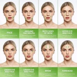 Catzon Roller Gua Sha Massage Tool Roller Massager Muscle Relaxing Relieve-Green -Beauty Products Store 9d2f625781ee74bfe0166b4b65195bc3