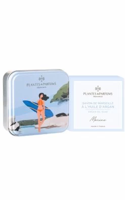 Plantes & Parfums Surf 100g Marine Soap With Metal Box