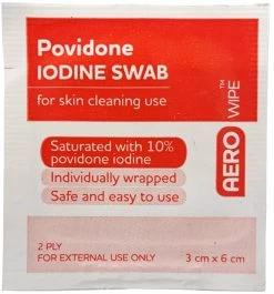 AeroWipe Povidone Iodine Swab 100Pk -Beauty Products Store 9f1676af3f0468d7b9d49fdea957b5f6