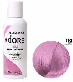 Adore Semi Permanent Hair Colour - 193 Soft Lavender 118ml - 193 Soft Lavender