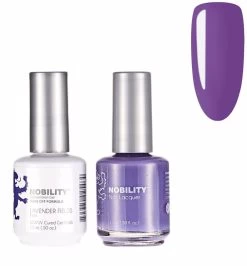 Lechat Nobility NBCS096 Lavender Fields - Gel & Nail Lacquer Duo 15ml - Purples