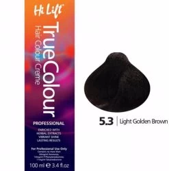 Hi Lift True Colour Permanent Hair Color Cream 5.3 Light Golden Brown 100ml - 5.3 Light Golden Brown