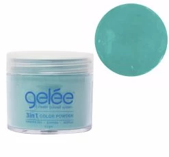 Gelee 3 In 1 Acrylic Dip Dipping Powder Gel Nail GCP40 - Tropical Teal - 42g - Blues