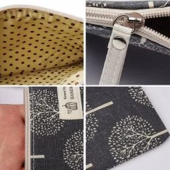 2Pcs Canvas Cosmetic Bag Multi-Function Travel Makeup Bag With Zipper-C -Beauty Products Store ba602c6a6da999190a7cfc50ec45440d