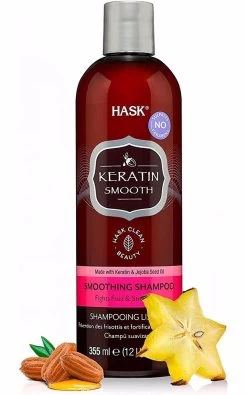 Hask Keratin Protein Smoothing Shampoo 355ml