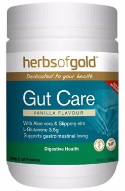 Herbs Of Gold Gut Care Vanilla Oral Powder 150g Skincare