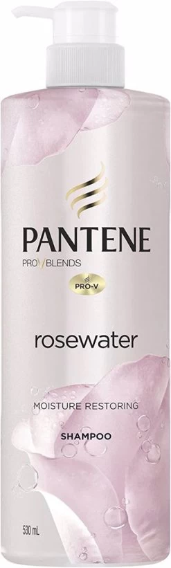 Pantene Pro-V Blends Micellar Rosewater Moisturising Shampoo For Dry Hair 530ml