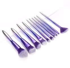 Beakey 10Pcs Makeup Brush Set Gradient Handle Blush Eyeshadow Brush-Purple -Beauty Products Store c5b18c08aad64545a7426659bca230d0