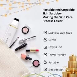 Beakey Ultrasonic Skin Spatula Facial Cleaner With 2 Silicone Covers-Green -Beauty Products Store ce0f378230dea7bcb83e540bfc7e93cc